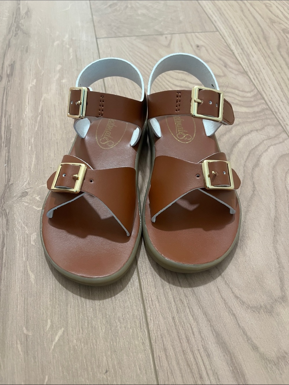 NWT Footmates Brown Sandals